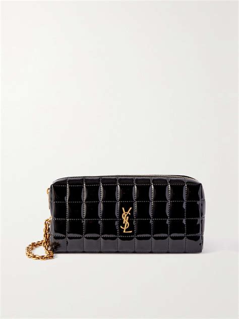 SAINT LAURENT Cassandre matelassé leather pouch 